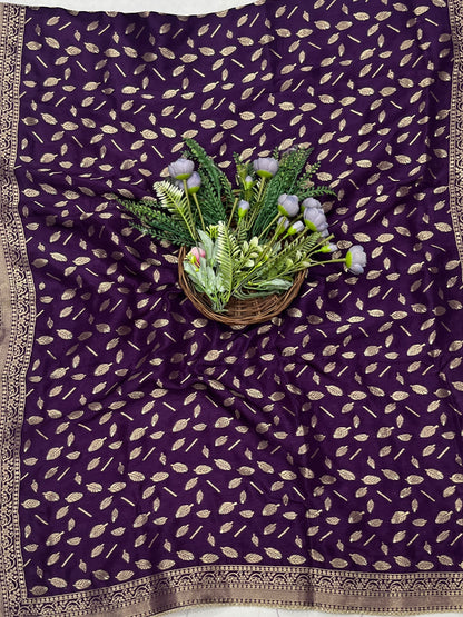 865B Dola Silk Purple Suit Fabric/ CKC Partywear Collection