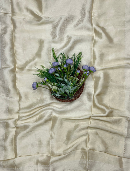 948B Soft Brocade Off-White  Suit Fabric / CKC Banarasi Edit
