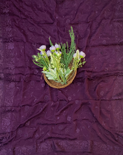 886C Crepe Dark Wine Suit Fabric/ CKC Partywear Collection