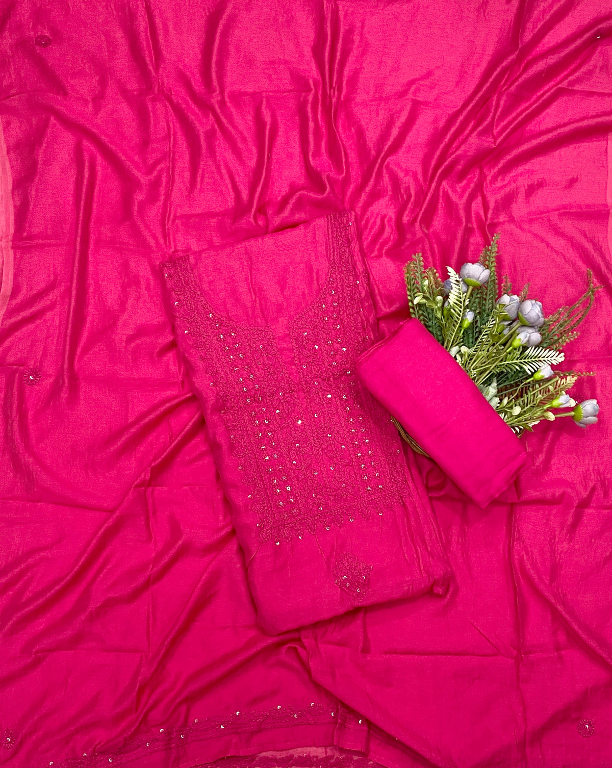 946C Mul Cotton Rani Suit Fabric / CKC Mul Cotton