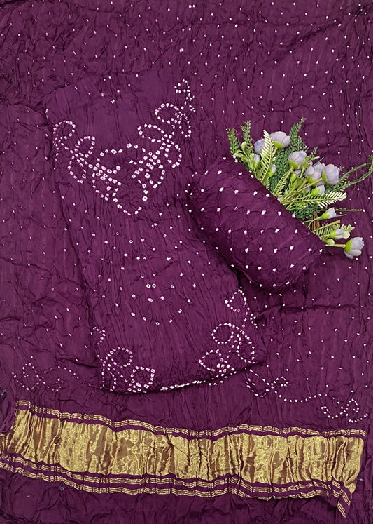 Gazi Silk Wine Suit Fabric - Studio CKC