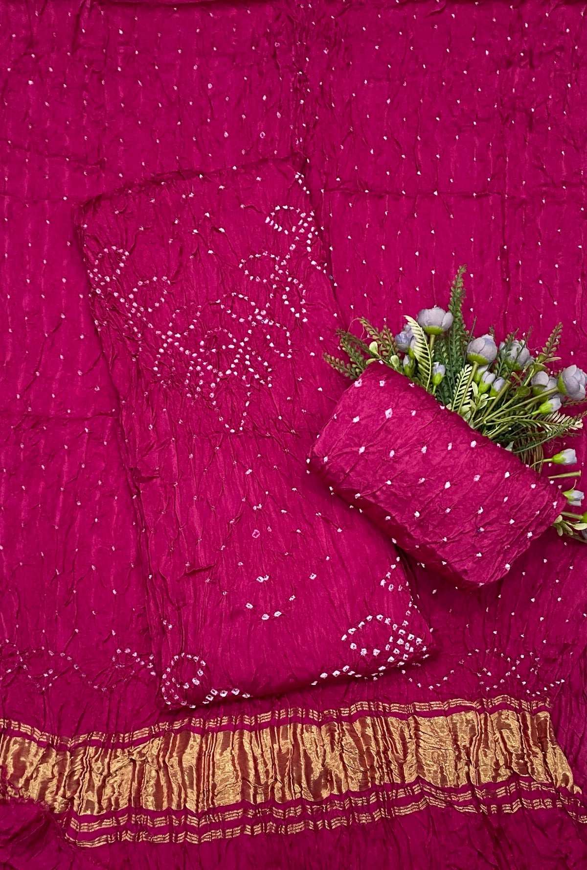 25D Gazi Silk Pink Suit Fabric / CKC Banarasi Edit
