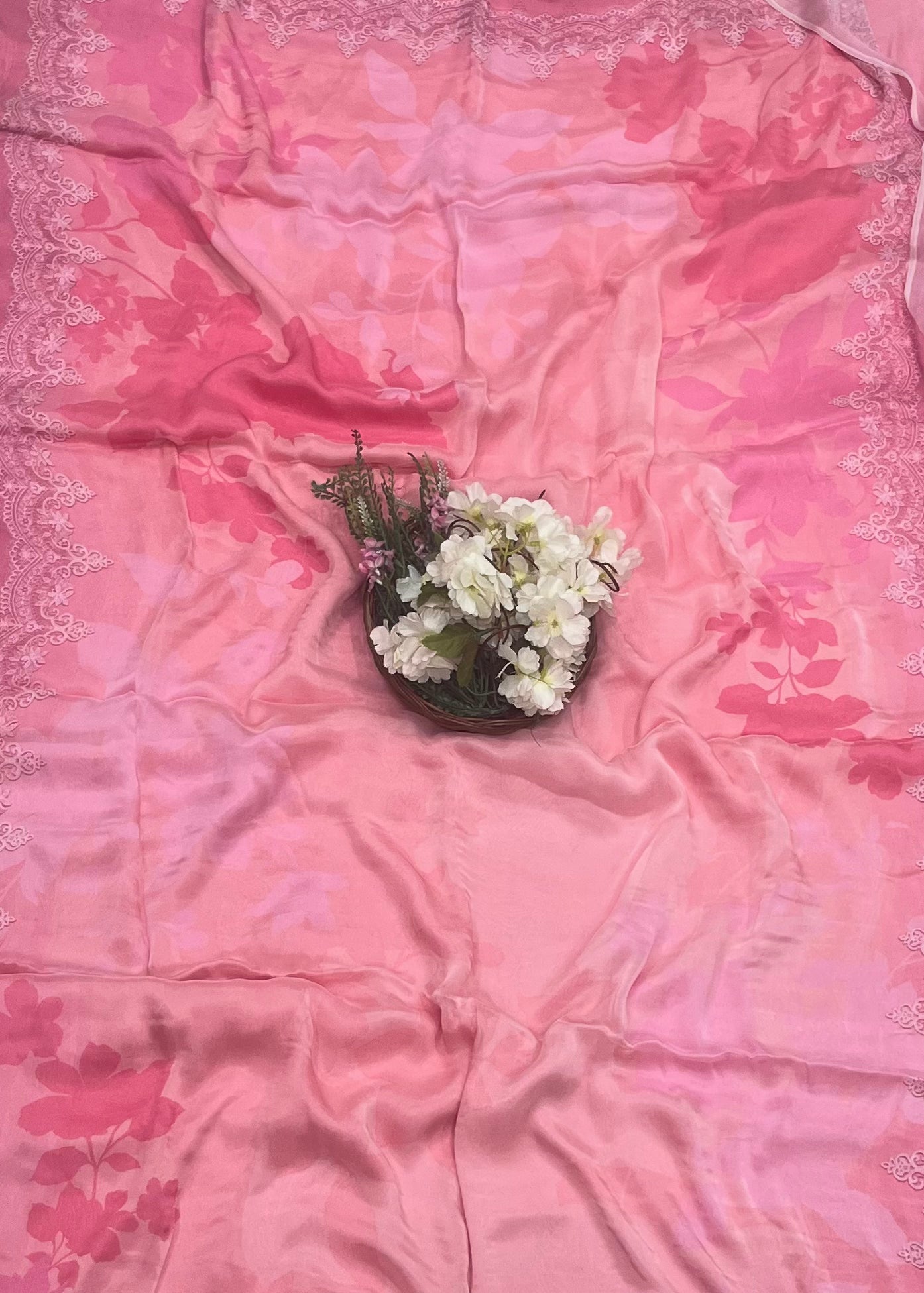 918 Crepe Pink Suit Fabric / CKC Crepe Suits