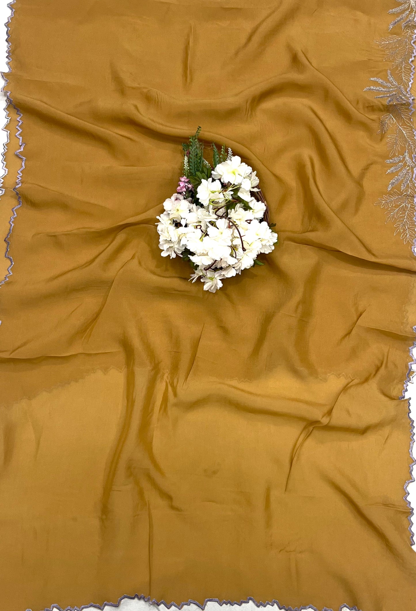 34 A Shimmer Organza Lilac Suit Fabric/ CKC Partywear Collection