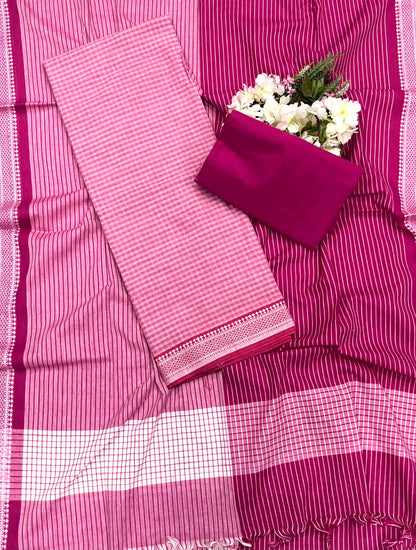 40A Cotton Pink Suit Fabric / CKC Cotton Bazaar