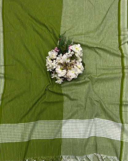 41A Cotton Green Suit Fabric / CKC Cotton Bazaar