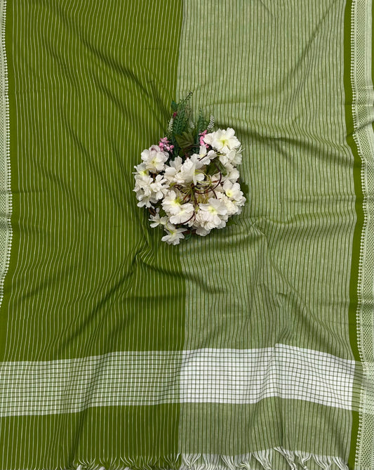 41A Cotton Green Suit Fabric / CKC Cotton Bazaar
