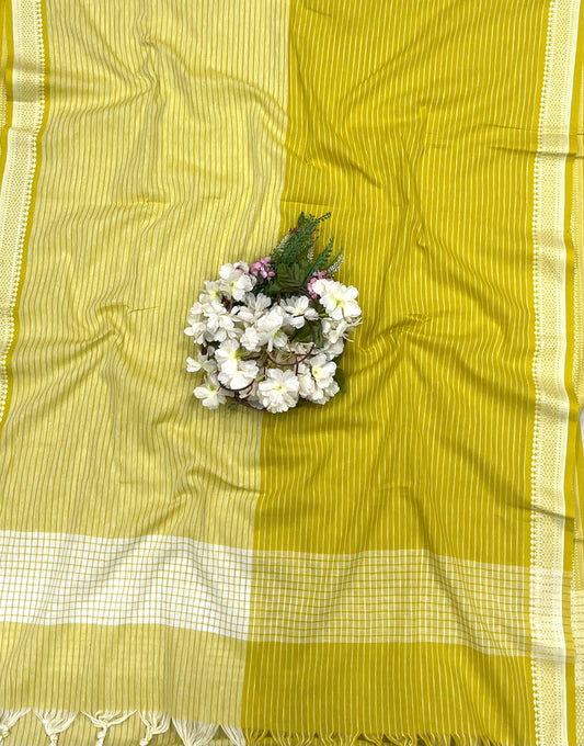 42A Cotton Yellow Suit Fabric / CKC Cotton Bazaar
