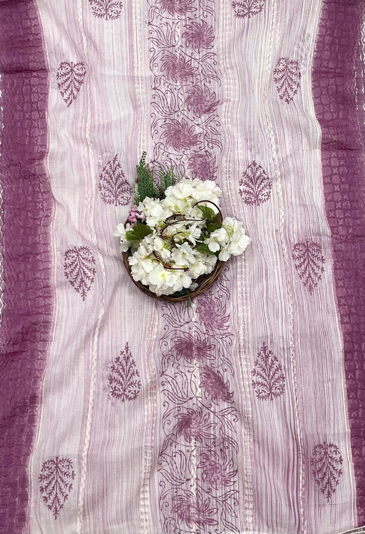 60A Cotton Dark Pink Suit Fabric / CKC Cotton Bazaar