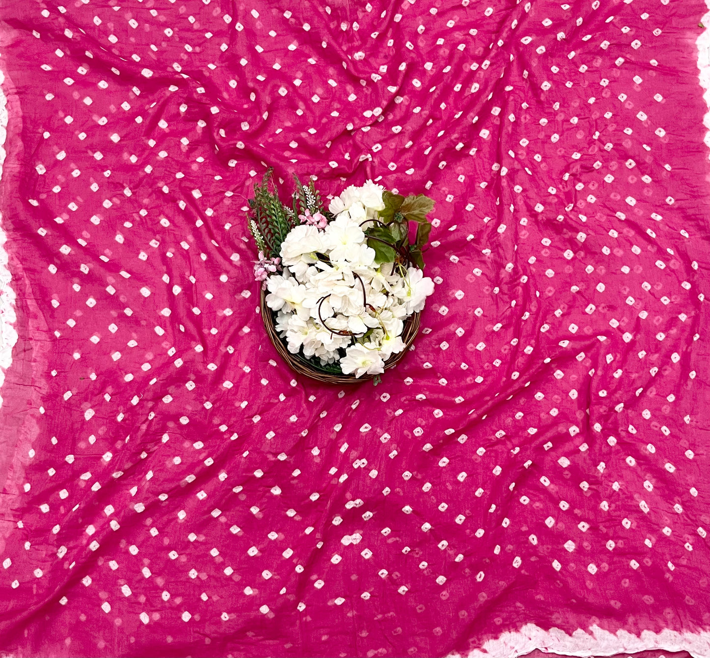 180A Jaipuri Cotton Pink Suit Fabric / CKC Jaipuri Suits