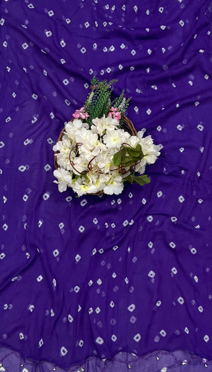186A Jaipuri Cotton Purple Suit Fabric / CKC Jaipuri Suits