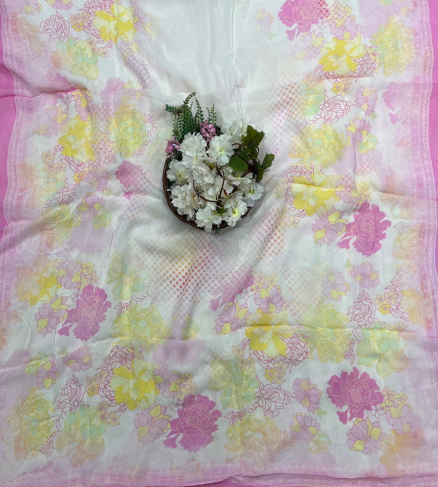 213A Georgette Light Pink Suit Fabric / CKC Georgette Suits