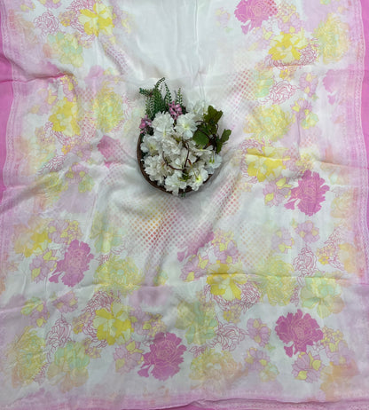 213A Georgette Light Pink Suit Fabric / CKC Georgette Suits