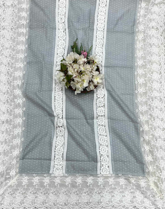 307A Cotton Grey Suit Fabric / CKC Cotton Bazaar