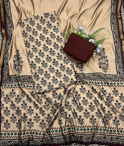 438A Maheshwari Skin Suit Fabric / CKC Maheshwari Suits