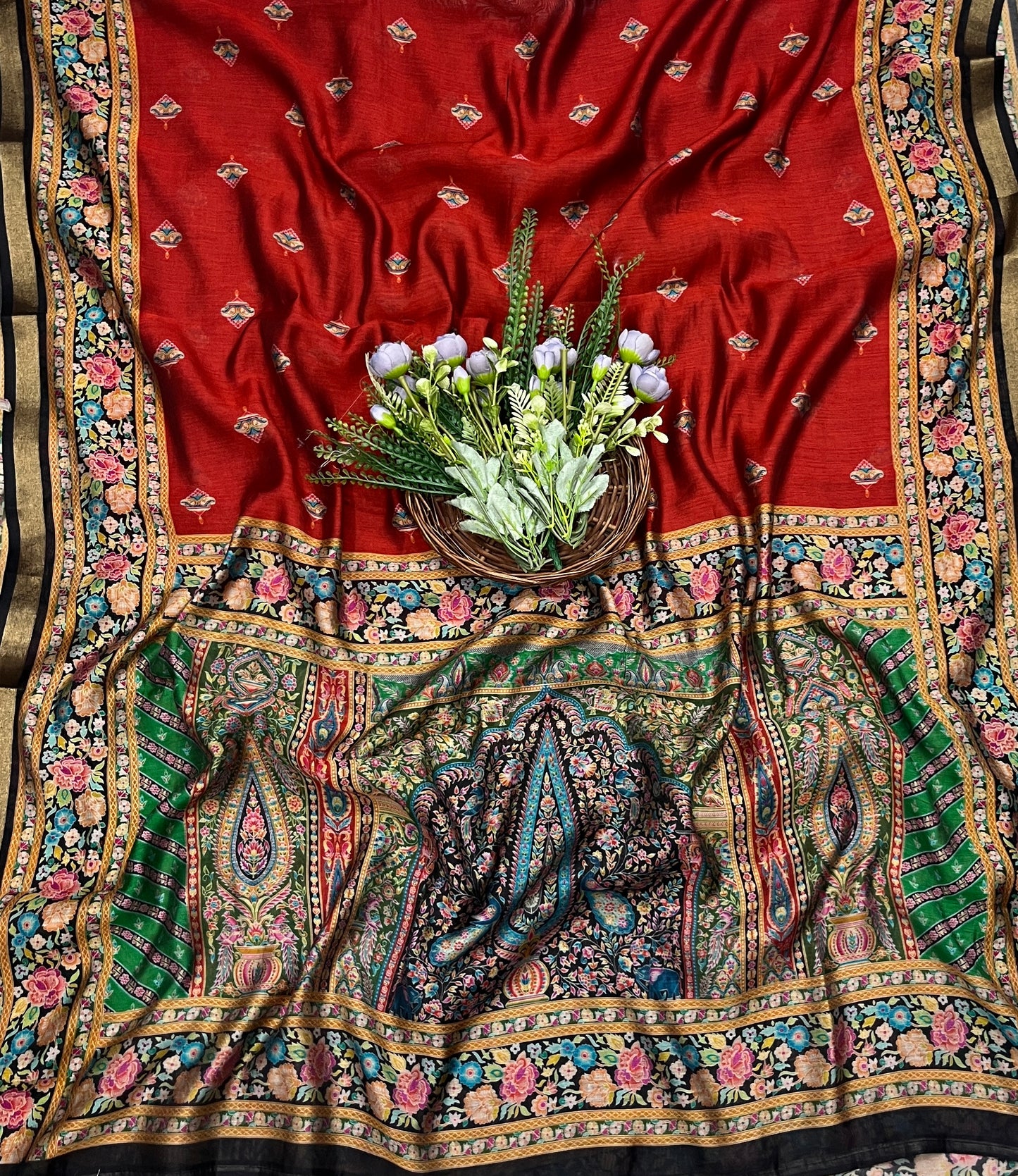 जॉर्जेट सी ग्रीन सूट फ़ैब्रिक / ईज़ी ब्रीज़ी PT-3