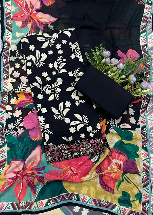 618A Muslin Black Suit Fabric / CKC Muslin Suits