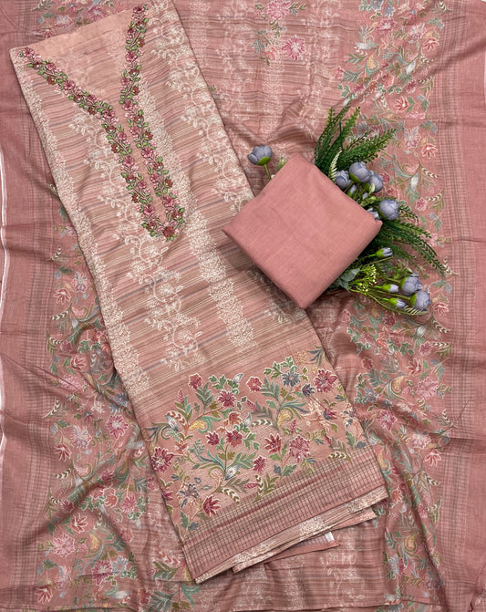 774A Cotton Peach Suit Fabric / CKC Cotton Bazaar