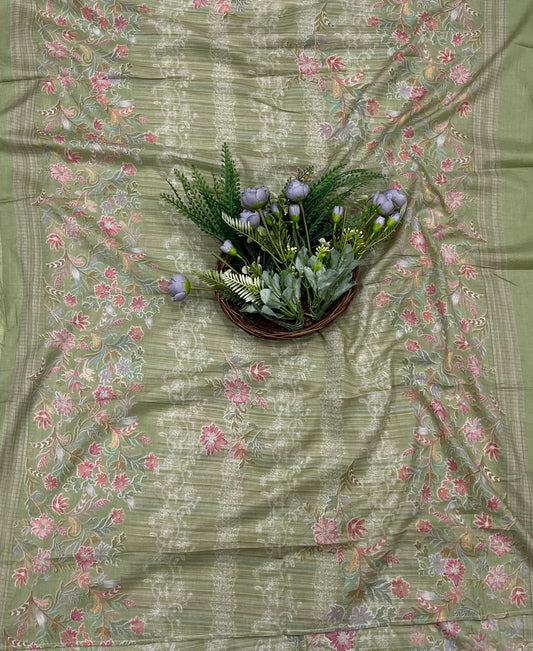 772A Cotton Pista Green Suit Fabric / CKC Cotton Bazaar