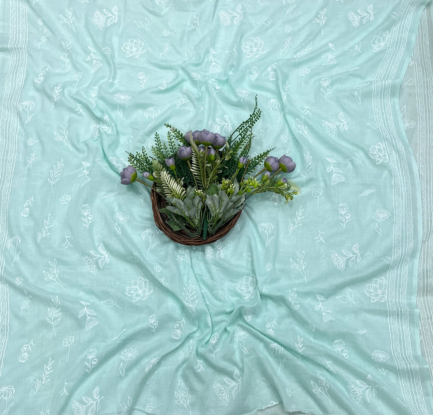 953A Cotton Light Sea Green Suit Fabric / CKC Cotton Bazaar