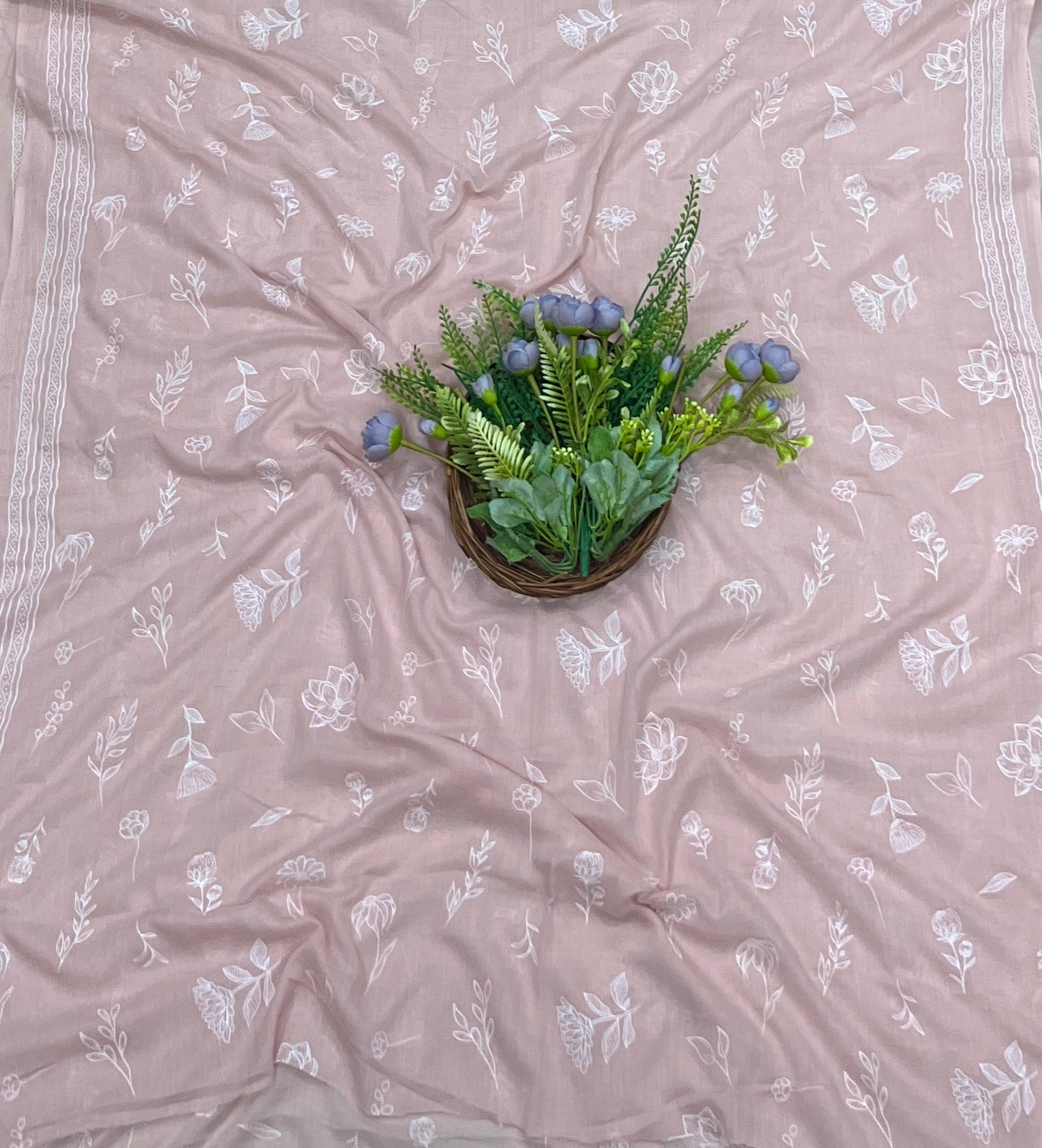 955A Cotton Peach Suit Fabric / CKC Cotton Bazaar