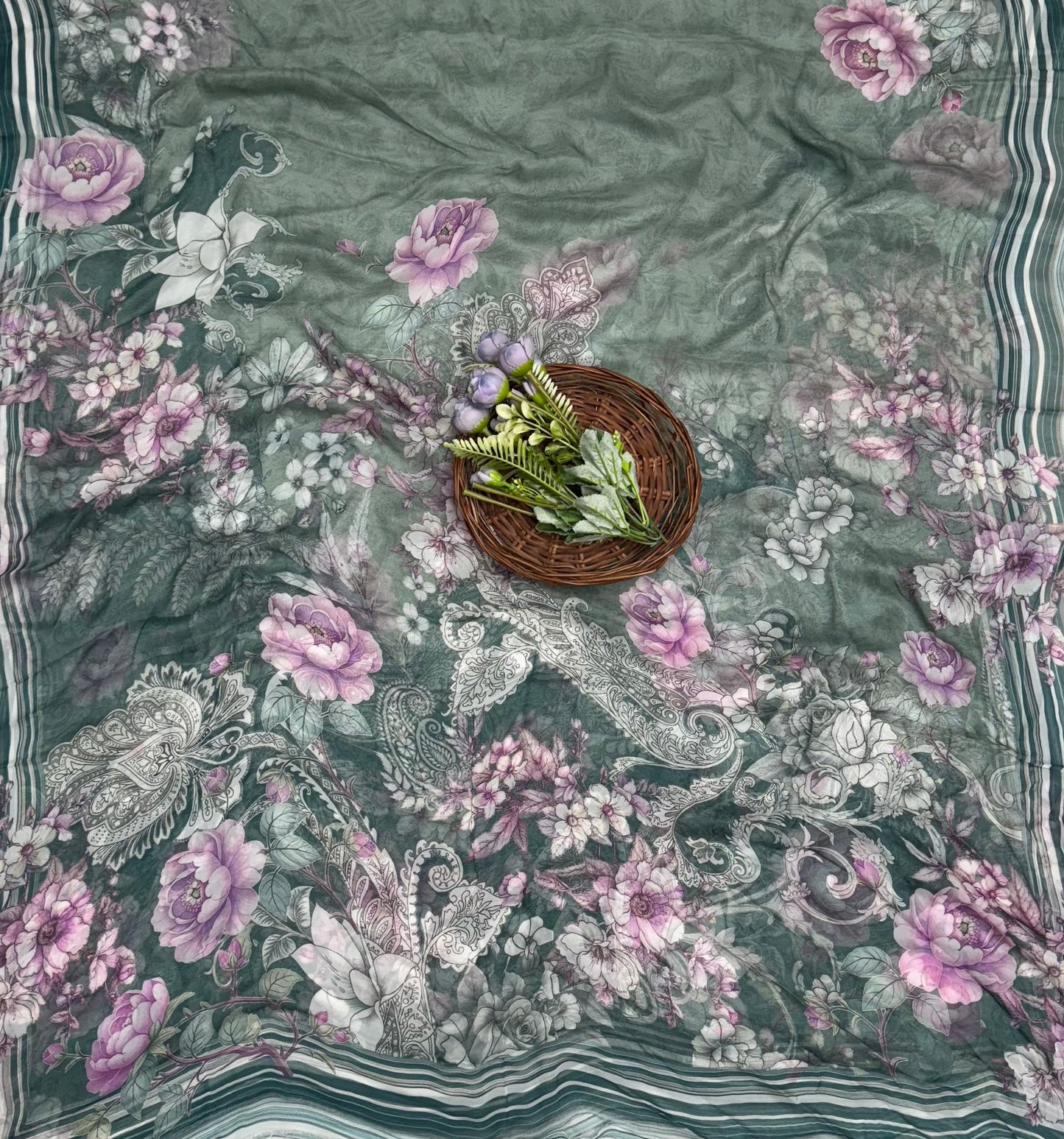 607A Muslin Dark Green Suit Fabric / CKC Muslin Suits