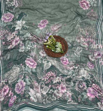607A Muslin Dark Green Suit Fabric / CKC Muslin Suits
