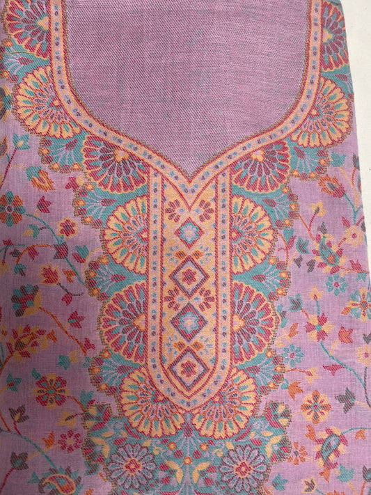 Cotton Lilac Suit Fabric / Cotton Kani
