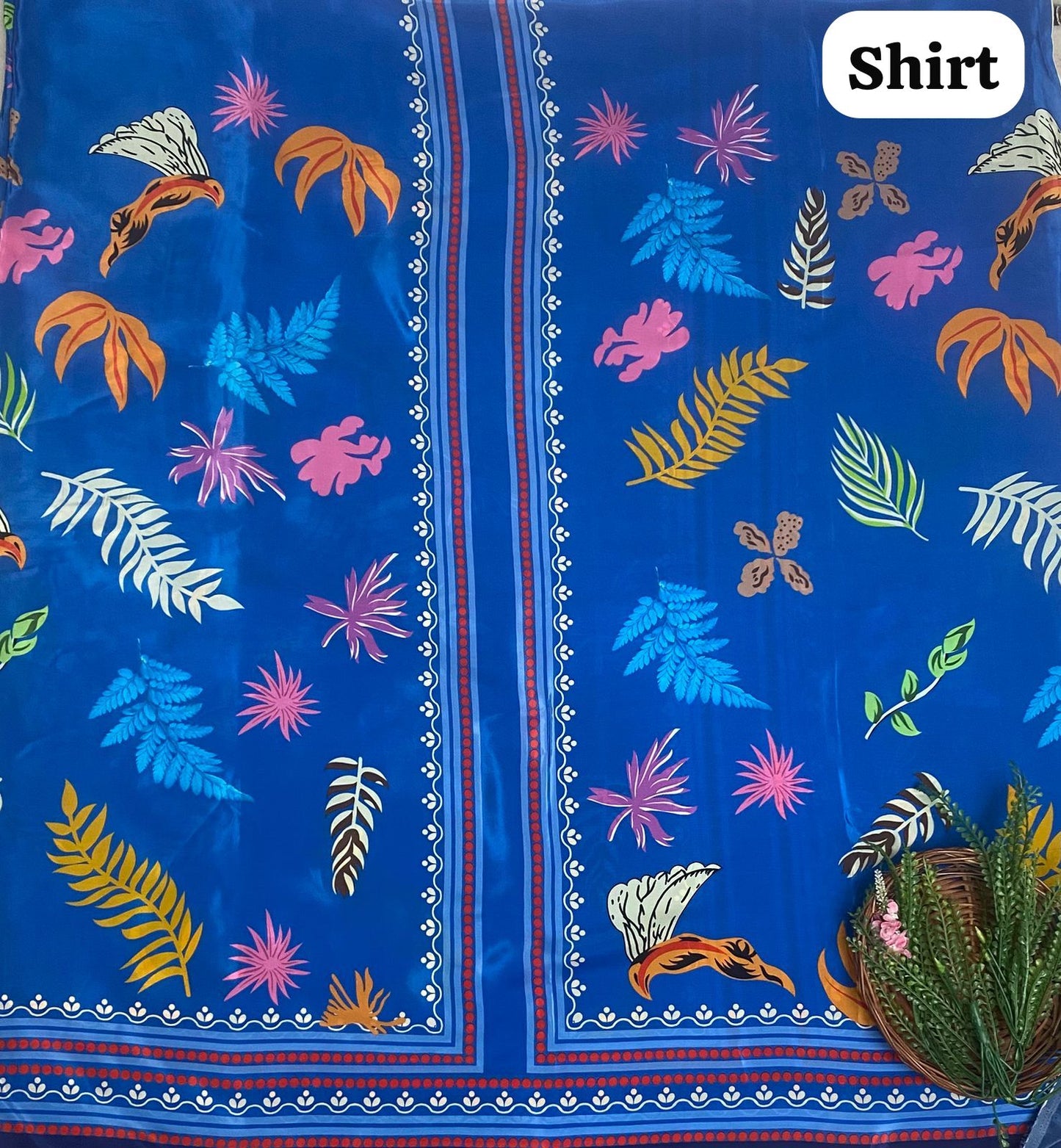 Crepe Blue Co-Ord Set Fabric / Co-Ord Set Collection