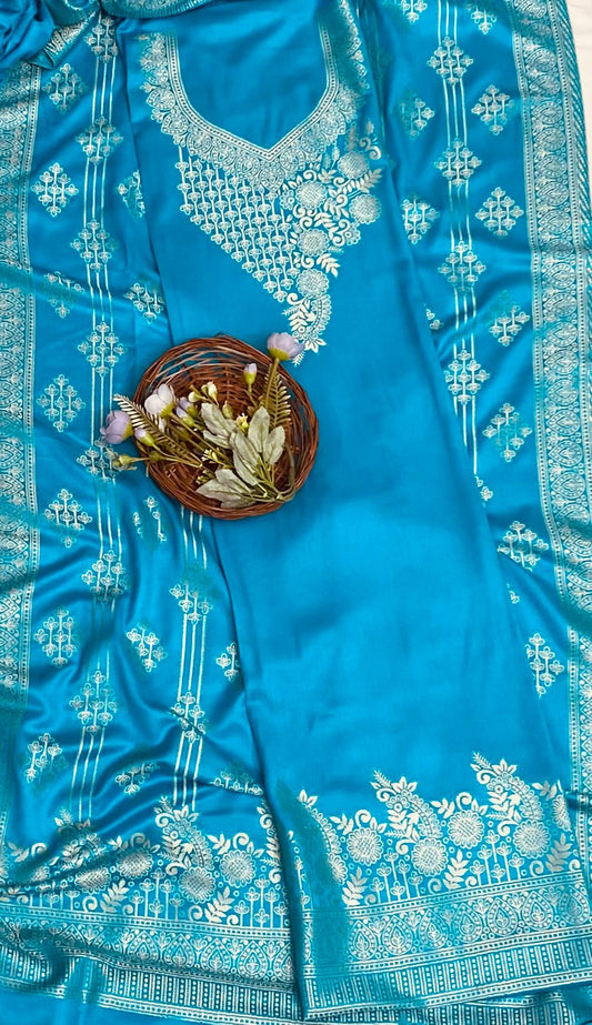 Pashmina Ferozi Suit Fabric/ CKC Winter Suits