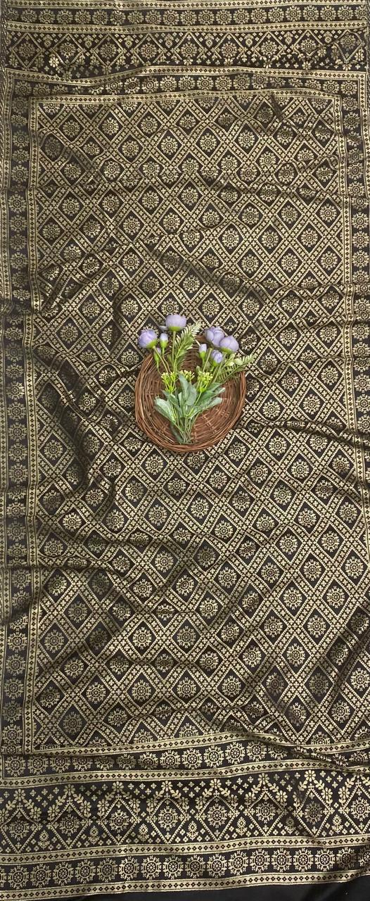 Pashmina Black Suit Fabric/ CKC Winter Suits