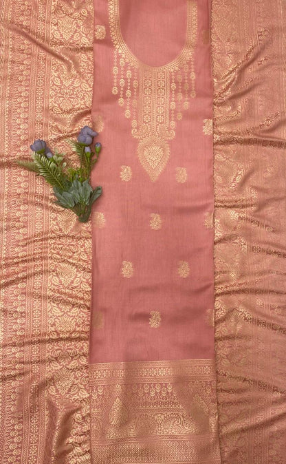 Pashmina Peach Suit Fabric/ CKC Winter Suits
