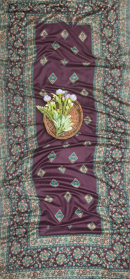 Pashmina Purple Suit Fabric/ CKC Winter Suits