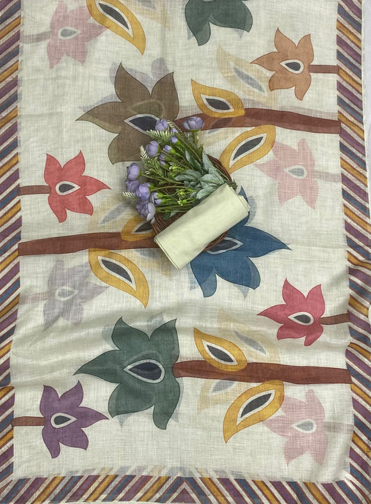 क्रेप गुलाबी सूट संग्रह / हाथ से पेंट किए गए सूट