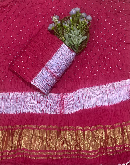 Modal Cotton Majenta Suit Fabric / CKC Jaipuri Suits