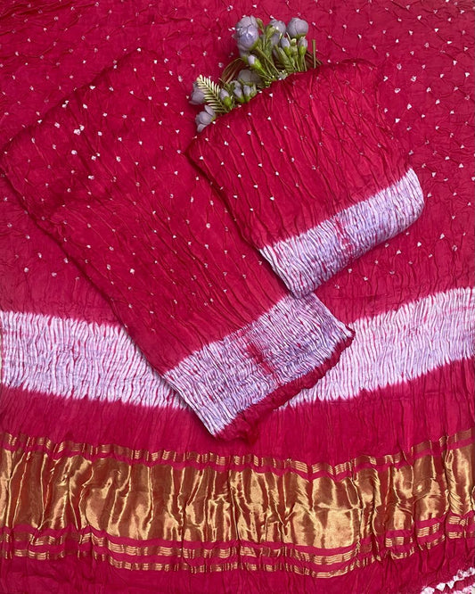 Modal Cotton Majenta Suit Fabric / CKC Jaipuri Suits