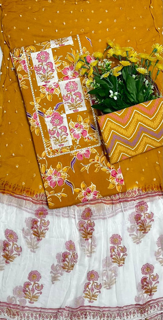 क्रेप स्किन विद ब्लैक सूट फ़ैब्रिक/ समर मार्केट कलेक्शन
