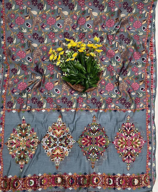 जॉर्जेट सी ग्रीन सूट फ़ैब्रिक / ईज़ी ब्रीज़ी PT-3