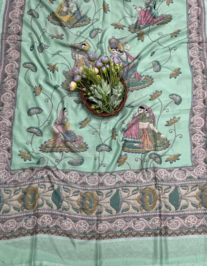 Bamber Modal Sea green Suit Fabric / CKC Muslin Suits