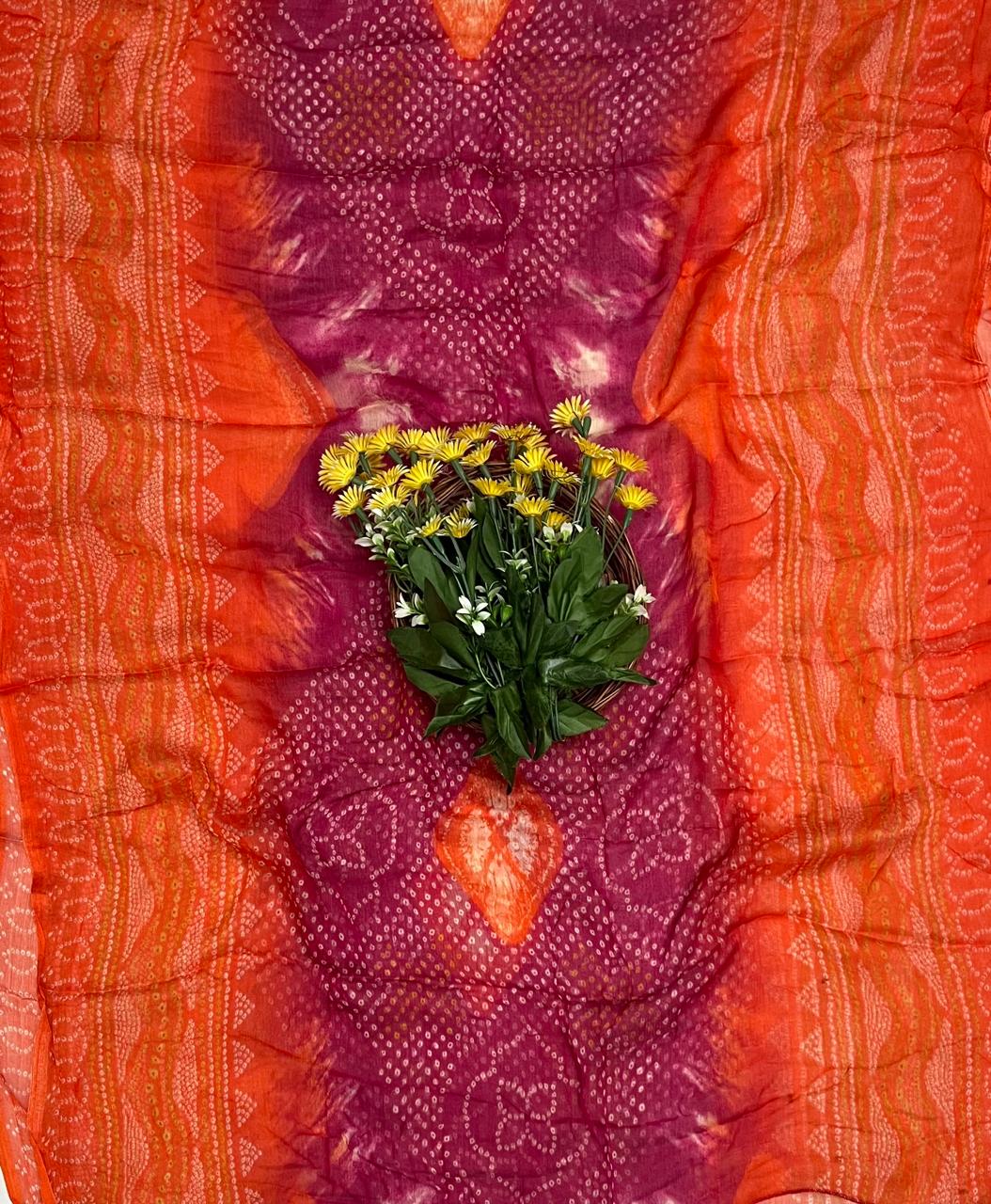 CKC 692 Cotton Hot Pink Suit Fabric / CKC Jaipuri Suits