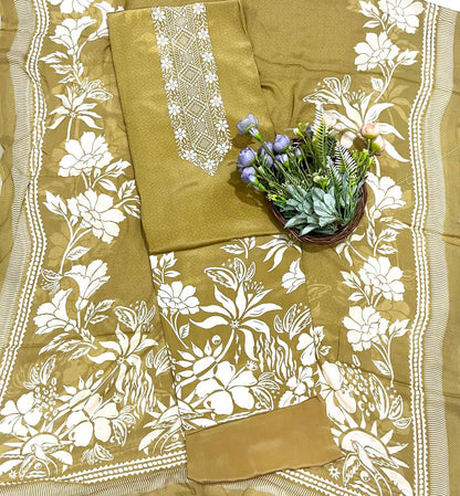 CKC 8 Muslin Mustard Suit Fabric / CKC Muslin Suits
