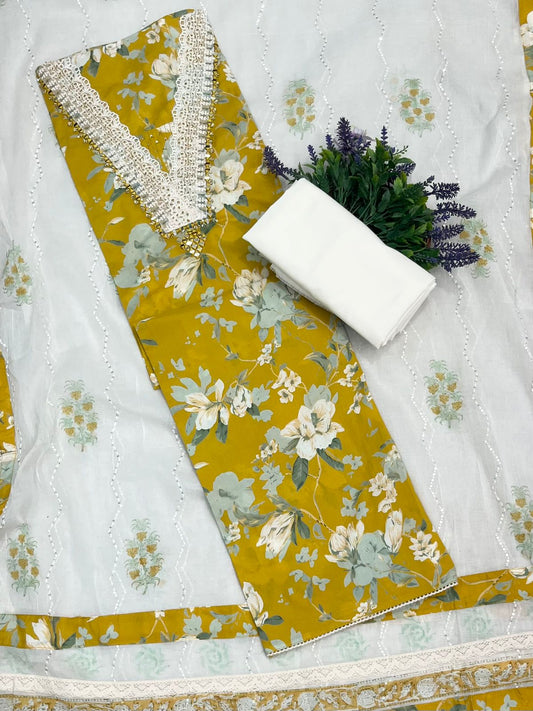 क्रेप स्किन विद ब्लैक सूट फ़ैब्रिक/ समर मार्केट कलेक्शन