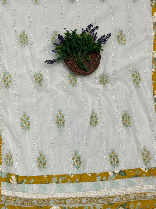 क्रेप स्किन विद ब्लैक सूट फ़ैब्रिक/ समर मार्केट कलेक्शन