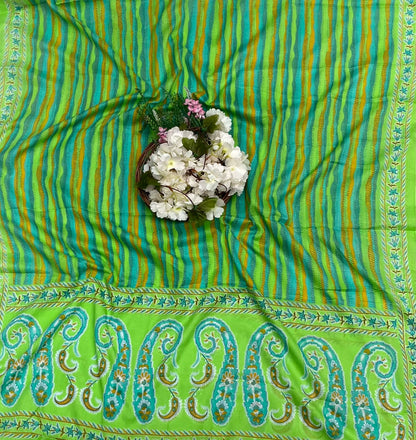 CKC 792 Cotton Green Suit Fabric / CKC Cotton Bazaar