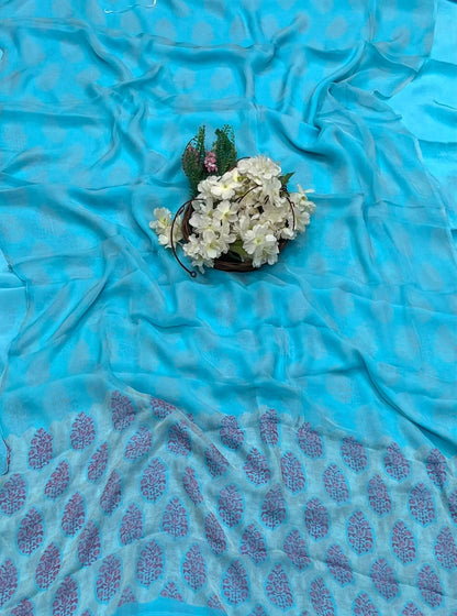 जॉर्जेट पोल्का डॉट मेहंदी ग्रीन सूट फैब्रिक / पोल्का डॉट्स सूट