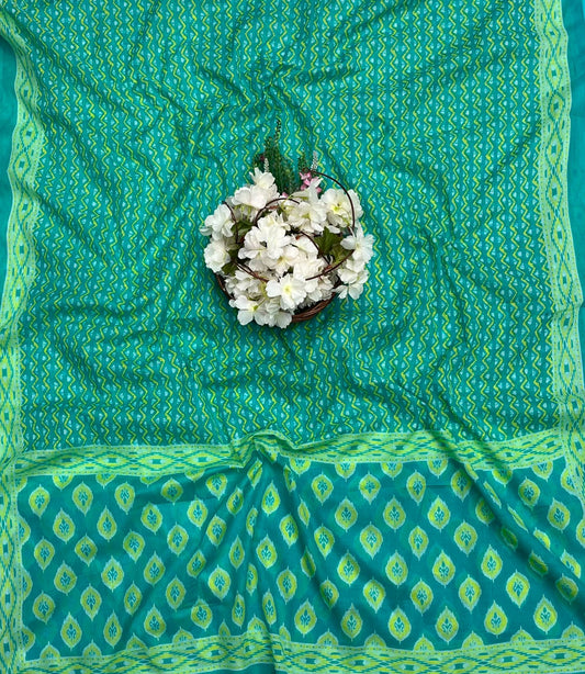 CKC 735 Cotton Green Suit Fabric / CKC Cotton Bazaar