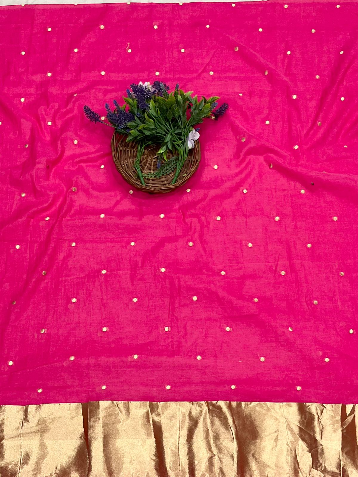 Ckc 988 Mul Cotton Dark Blush Pink suit Fabric/ CKC Mul Cotton