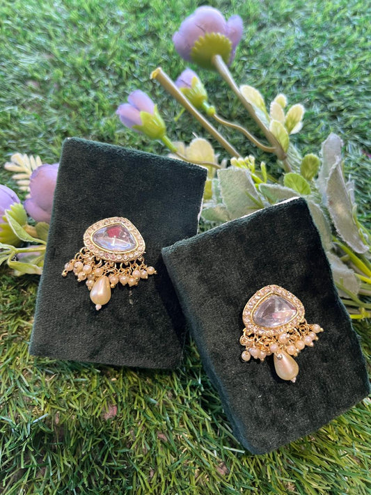 Pearls Cream Earing Set /CKC Jewels
