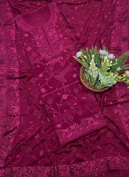 889A Crepe Hot Pink Suit Fabric / CKC Crepe Suits