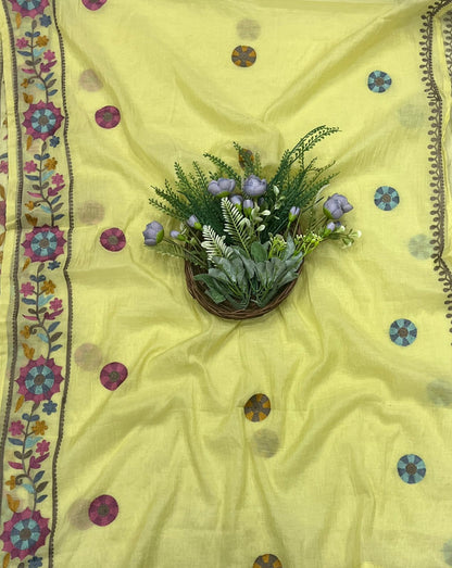 942A Cotton Pista Green Suit Fabric / CKC Cotton Bazaar